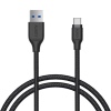 Aukey CB-AC1 – Braided Nylon USB 3.0 Gen 1 A to C Cable (3.95ft) - Black