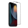 Uniq Optix Vivid Pro Full Cover Tempered Glass for iPhone 14/13/13 Pro and 16E with tray - Clear/Black