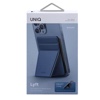 UNIQ LYFT Magnetic Snap - On Stand and Card Holder for Phone - Nautical (BLUE)