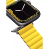 UNIQ Revix Reversible Magnetic Apple Watch Strap Series 1-10, SE/SE2 & Watch Ultra  49/45/44/46mm - Lemon (Yellow/Grey)
