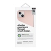 UNIQ Lino Hue Phone Case Magsafe/MagClick Compatible for iPhone 14 Plus - Blush (Pink)