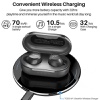 TOZO NC9 Pro V.2022  Hybrid Active Noise Cancelling Wireless Earbuds with Premium Deep Bass, IPX6 Waterproof, Bluetooth 5.3, Immersive Sound – Matte Black