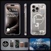 Spigen Ultra Hybrid Magfit MagSafe Compatible Phone Case for iPhone 15 Pro – Zero Natural Titanium