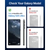 Samsung Galaxy S25 Ultra Whitestone Dome EA Privacy Glass Screen Protector – 1 Pack