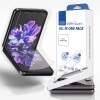 Whitestone Dome [All in One] for Samsung Galaxy Z Flip 5 Front EZ Glass Screen Protector (With Flexible EPU Film, Easy Install Kit) - 2+2 Pack