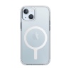 Uniq Combat  MagClick MagSafe Compatible Charging Phone Case for iPhone 15 Plus – (Blanc White)