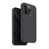 UNIQ Lino Hue MagClick Magsafe Compatible Phone Case for iPhone 15 Pro Max – Charcoal Grey