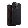 UNIQ Keva Magclick Magsafe Compatible Phone Case for iPhone 15 Pro – Carbon (Black)