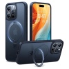 Torras UPRO Ostand Matte Series Magsafe Compatible Phone Case for iPhone 15 Pro Max – Black
