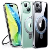 Torras UPRO Ostand Clear Series Magsafe Compatible Phone Case for iPhone 15 6.1