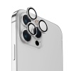 Uniq Optix Aluminium Camera Lens Protector for iPhone 15 Pro Max – Sterling (Silver)