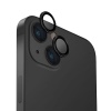 Uniq Optix Aluminium Camera Lens Protector for iPhone 15/15 Plus - Midnight Black