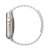 UNIQ REVIX Reversible Magnetic Apple Watch Strap for Series 1-10, SE/SE2  40/41/42MM - Lilac (Lilac/White)