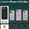 Torras VenusClimber Series Phone Case for iPhone 14 Pro Max 6.7 Inch - Black