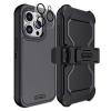Whitestone Dome iPhone 15 Pro Max Aegis All in One Defender Case - Black
