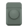UNIQ Flixa Magnetic Card Holder with Pop Grip & Stand – Lichen Green