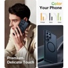 Torras Guardian Magnetic (Magsafe Compatible) Series Phone Case for Samsung Galaxy S24 Ultra - Black