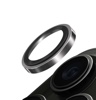 Uniq Optix Saphhire Camera Lens Protector with Stainless Steel Frame for iPhone 15 Pro - Chrome Grey