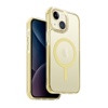 UNIQ Combat Series MagSafe / Magclick Charging Phone Case for iPhone 15 - Citron Yellow