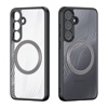 Aimo Mag Series Phone Case for Samsung Galaxy S24 Plus (MagSafe Compatible) – Transparent Black