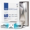 Whitestone [Dome Glass] Tempered Glass Screen Protector  Liquid Dispersion Tech For Samsung Galaxy S24 Ultra with UV Kit - 2 Pack