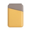 Uniq Lyden DS RFID Blocking Leatherette 2in1 MagSafe Magnetic Card Wallet & Stand - Canary/Yellow