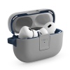 Uniq Clyde Lock Case for AirPods Pro 2nd Gen - Chalk Grey / Marine Blue