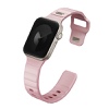 Uniq Stride FKM Tough Rubber Apple Watch Strap for Series 1-10 & SE/SE2 - 41/40/42MM - Pale Pink
