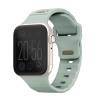 Uniq Stride FKM Tough Rubber Apple Watch Strap for Series 1-10 & SE/SE2 - 41/40/42MM - Iceplant Green