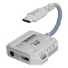 Plextone GS1 2 in 1 Gaming Adapter with Type-C 60W Fast Charging & 3.5mm 3D Stereo Sound