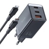 Mcdodo 67W Gan Charger with Type C to Lightning Cable - Black