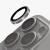 Uniq Optix Stainless Steel Camera Lens Protector for iPhone 16 Pro / 16 Pro Max – Grey