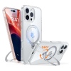 Torras UPRO Ostand Spin Series MagSafe Compatible Case for iPhone 16 Pro – Clear