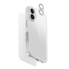 Uniq Clearvue 3in1 Bundle Pack for iPhone 16 - Screen Protector, Camera Lens, Phone Case - Clear
