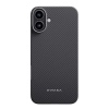 Pitaka Ultra-Slim Case for iPhone 16 – Black/Grey