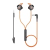 Plextone RX3 PLUS 3.5mm Interface In-ear Wired Game Earphones Pluggable Mic - Orange