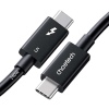 Choetech 240W Thunderbolt 5 Type-C to Type-C High Speed 8K Cable - Black
