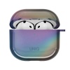 Uniq Iridescia Holographic Case for Apple AirPods 4th Gen with Carabiner - Midnight Quartz
