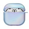 Uniq Iridescia Holographic Case for Apple AirPods 4th Gen with Carabiner - Blue