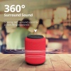 Tronsmart T6 Mini Upgraded Bluetooth Speaker TWS Speakers IPX6 Wireless Portable Speaker with 360 Degree Surround Sound, Voice Assistant - RED