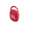 JBL Clip 4: Ultra Portable Speaker with Bluetooth, Built-in Battery, Waterproof and Dustproof Feature – Red