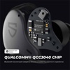 SoundPEATS H1 Wireless Earbuds with Knowles Hybrid Dual Driver and Crossover QCC3040, TrueWireless Mirroring, aptX Adaptive, Low Latency Game Mode