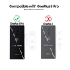 Whitestone [Dome Glass] For OnePlus 8 Pro Tempered Glass Screen Protector – Liquid Dispersion Tech – Single Pack without UV