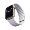 UNIQ REVIX Reversible Magnetic Apple Watch Strap for Series 1-10, SE/SE2 & Watch Ultra  49/45/44/46MM - Lilac (White)