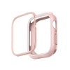 UNIQ MODUO Tough Modular Case for Apple Watch Series 4/5/6/7/8/9 SE/SE2 45/44MM – Blush (Pink/White)