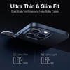 Torras Decency Series Magsafe Compatible Phone Case for iPhone 14 Pro Max 6.7 Inch - Black - X00PP27C007