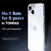 Torras Crystal Clear Series Phone Case for iPhone 14 Plus 6.7 Inch - Light Purple