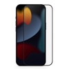 Uniq Optix Vivid Pro Full Cover Tempered Glass for iPhone 14/13/13 Pro and 16E with tray - Clear/Black