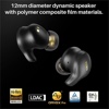 TOZO Golden X1 Wireless Earbuds with Balanced Armature Driver, Hybrid Dynamic Driver, OrigX Pro, LDAC & Hi-Res Audio, Environment & ANC Headset - Black