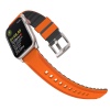 UNIQ Linus Airosoft Silicone Apple Watch Strap for Series 1-10, SE/SE2 & Watch Ultra 49/45/44/46MM - Volt Orange
